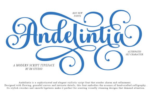 Andelintia Font: Elevating Digital Brand Identity