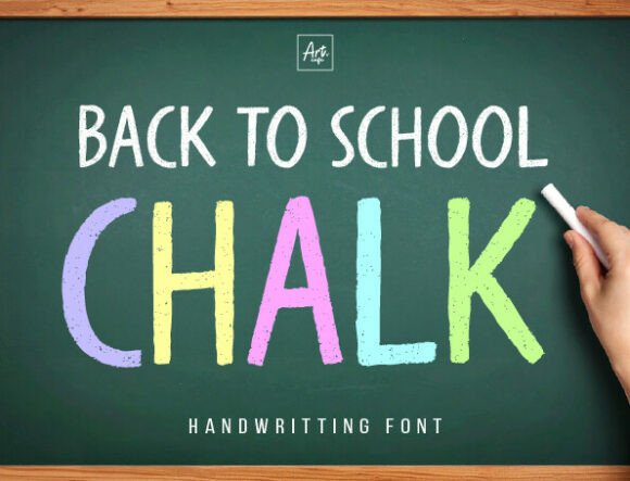 Back to School Chalk Font: A Web Designer’s Layout Test