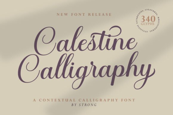 Calestine Calligraphy: A Designer’s Font for Elegant Web Typography