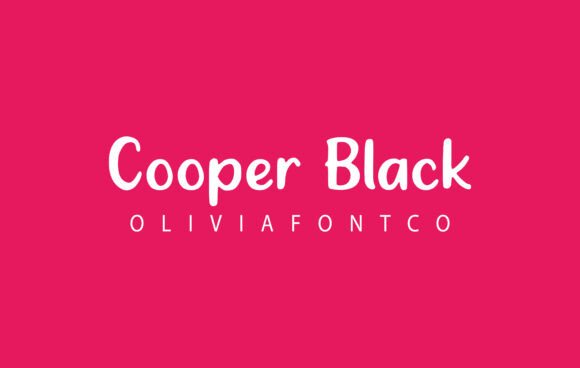 Cooper Black: A Romantic Script Font for Editorial Elegance