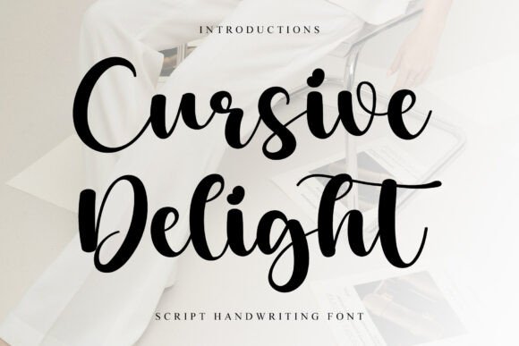 Cursive Delight Font: A Sweet Typeface for Branding