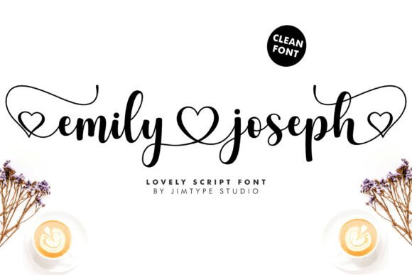 Emily Joseph: A Script Font That Elevates Small Business Branding