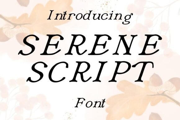 Enhancing Web Design with Serene Script: A Font for Elegant Digital Brands