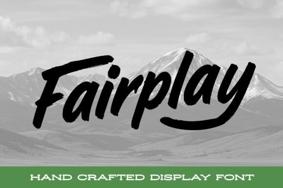 Fairplay Font: Bold Script for Web Design