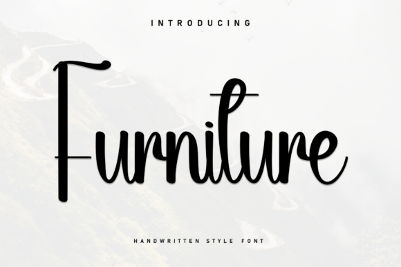 Furniture Font: A Marker Script for Handmade Products