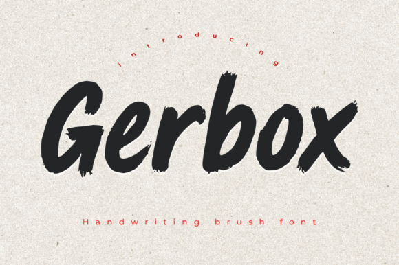 Gerbox: A Bold Script Font That Elevates Small Business Branding