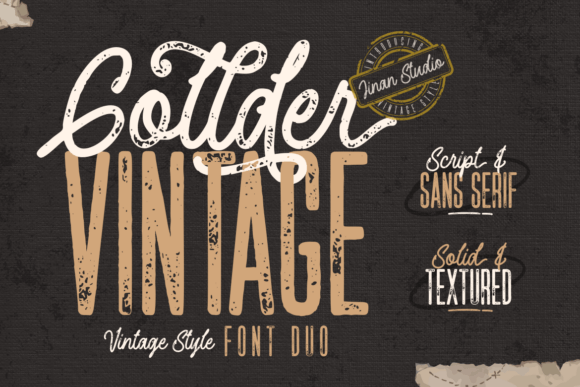 Gollder Vintage Duo: A Typeface for Editorial Design