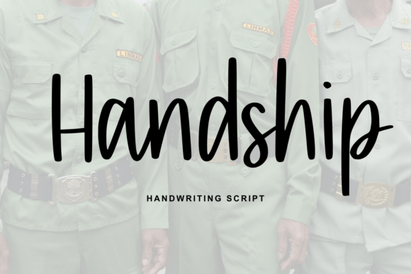 Handship Font: A Natural Script for Editorial Design