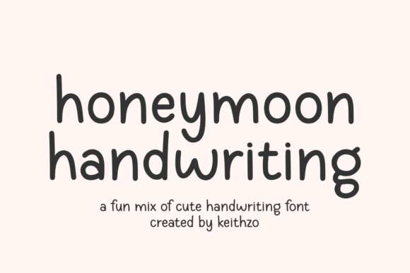Honeymoon Handwriting: A Playful Script Font for Campaign Creativity