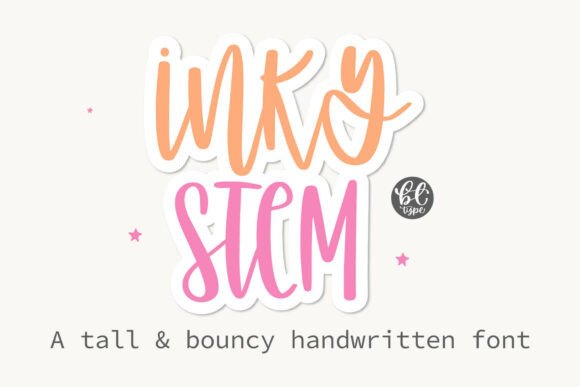 Inkystem Font Review: Playful Typography for Brand Identity
