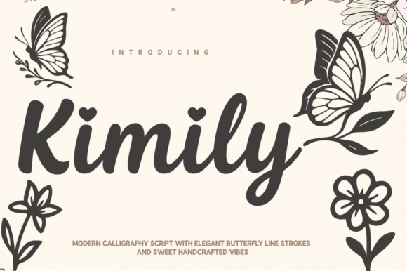 Kimily: A Modern Calligraphy Font for Elegant Web Design