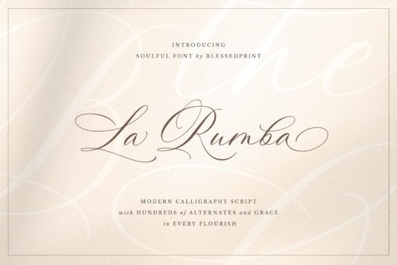La Rumba Font Review: Elegant Script for Branding