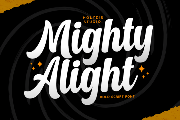 Mighty Alight Font: Bold Script for Campaign Impact