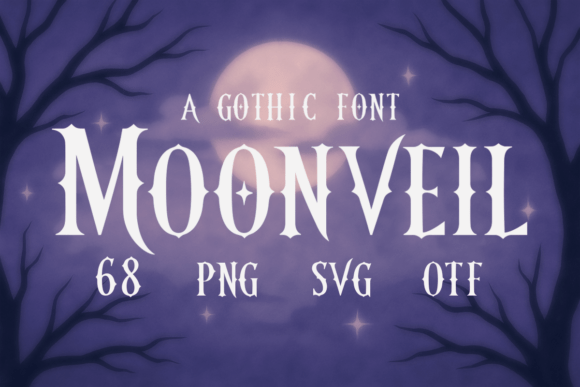 Moonveil Font: Gothic Script for Web Design