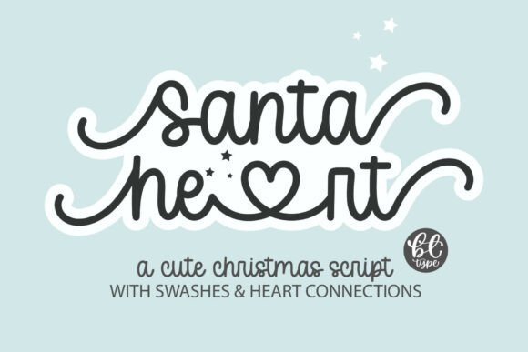 Santaheart: A Maker’s Guide to Using This Charming Christmas Script Font