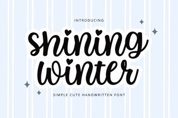 Shining Winter Font: Adding Warmth to Editorial Layouts