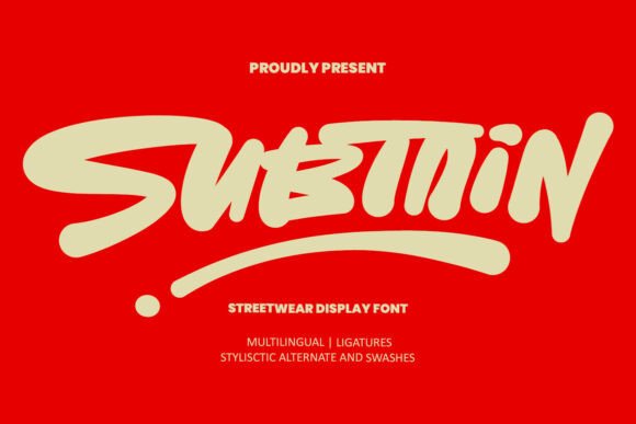 Subtain Font: Testing a Bold Streetwear Typeface in Web Design