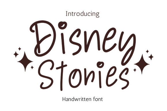 Testing the Disney Stories Font in Real Branding