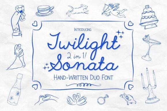 Twilight Sonata Font: Whimsical Branding for Small Business