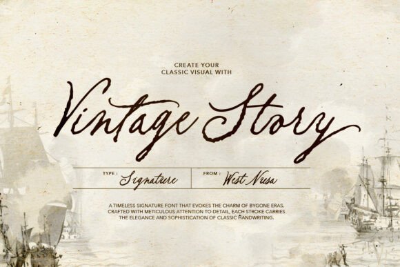 Vintage Story Font: How a Handwritten Typeface Builds Business Trust